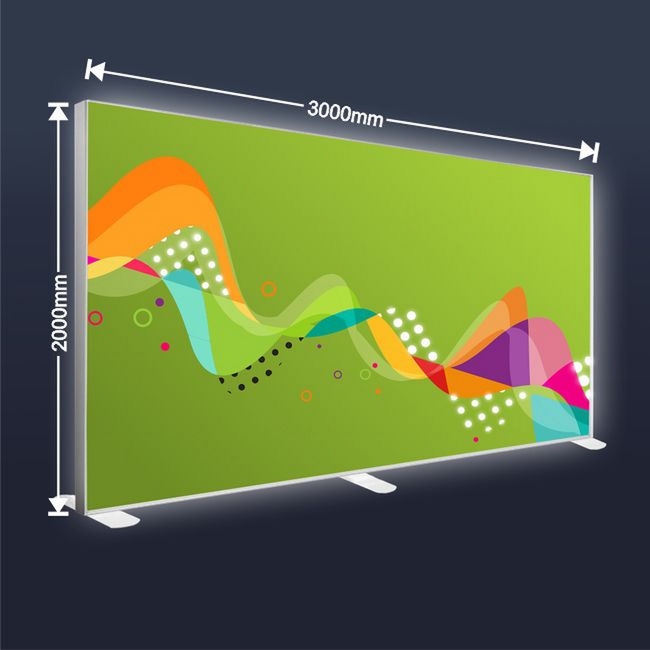 Lumi Freestanding LED Lightbox - 3m x 2m
